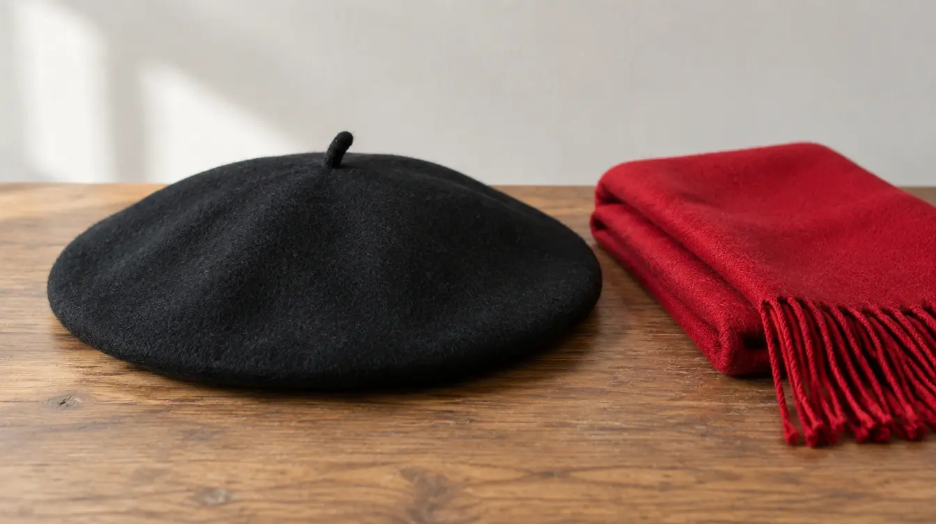 Txapela, le béret basque en laine noire
